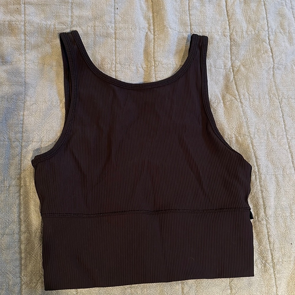 Black Lulu Crop Tank